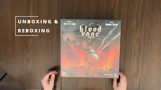 Blood Rage (Core Box) - Board Game Unboxing & Reboxing - What's in the Box?