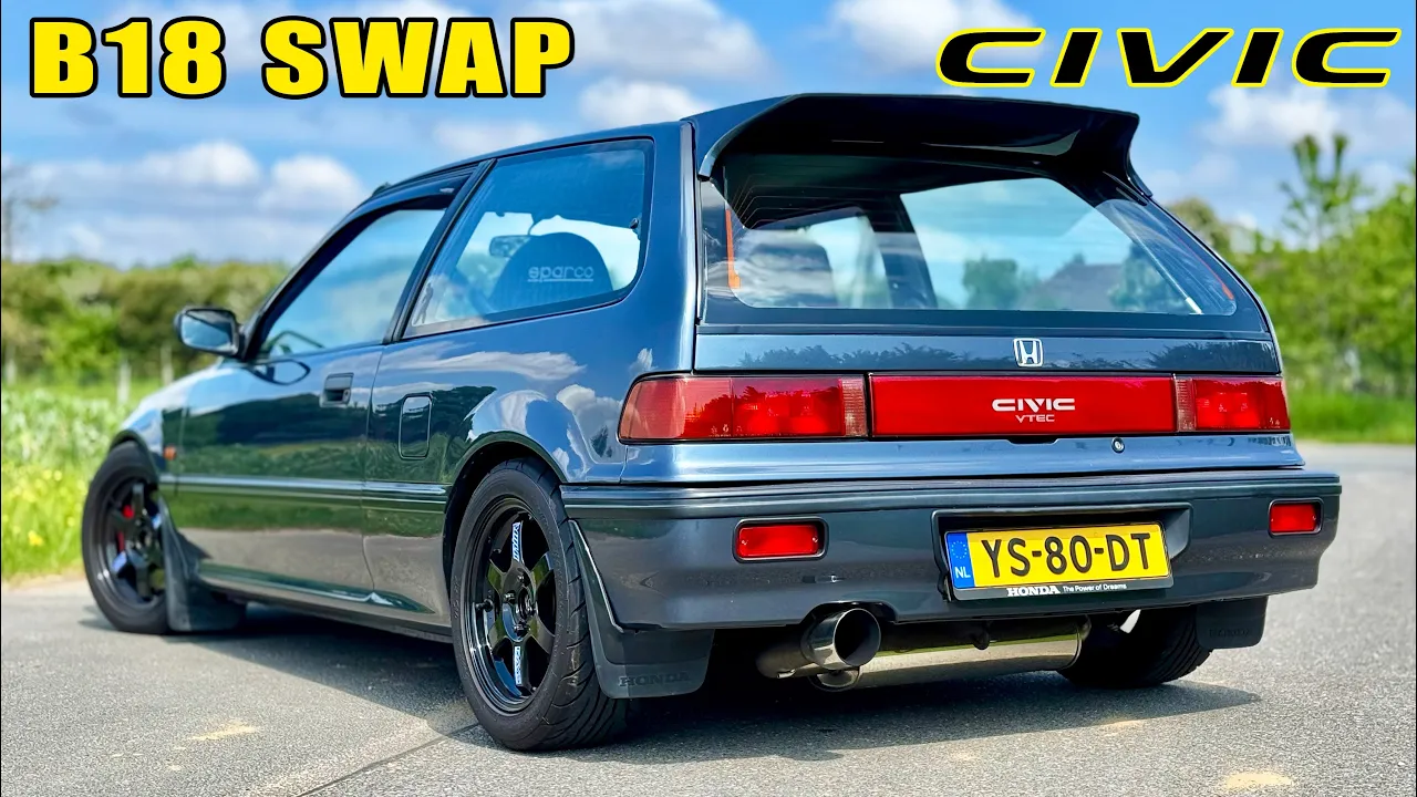 211HP Honda Civic B18 SWAP // TOP SPEED REVIEW on AUTOBAHN