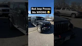 “Bad” Jeep Proves Me Wrong