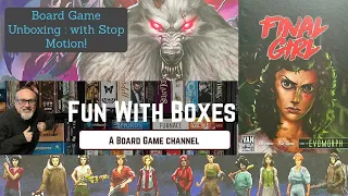 Final Girl Series 2 | All in Kickstarter | Stop Motion Unboxing | Van Ryder Games | Fun with Boxes