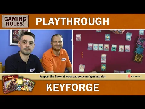 KeyForge - Gaming Rules! Teach & Playthrough