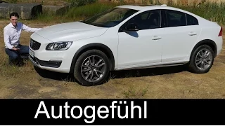 New Volvo V60 & S60 Cross Country FULL REVIEW test driven crossover sedan/estate
