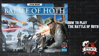How to Play The Battle of Hoth Board Game | Star Wars Strategy & Epic Galactic Combat Tutorial