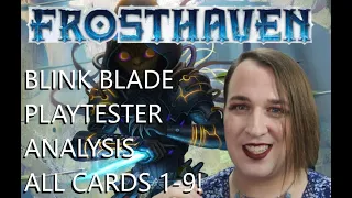 Frosthaven BLINK BLADE Analyzed - All Cards level 1-9