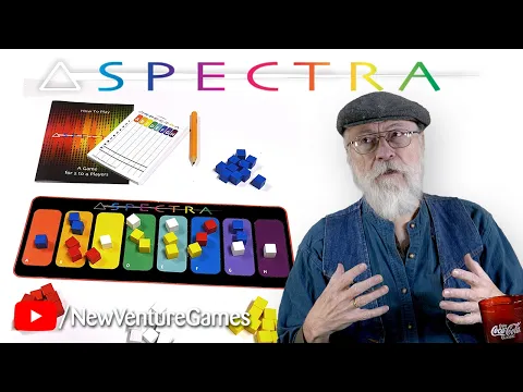 Place cubes on the mat—but where and how many? That's the key in the game of Spectra!