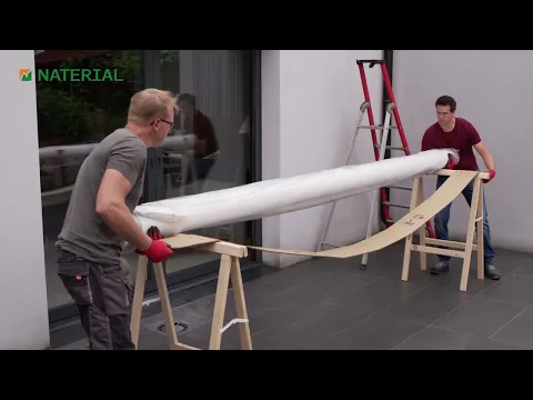 Toldo Articulado Zefir de Poliéster Motorizado Marrom 3,00x2,50m Naterial