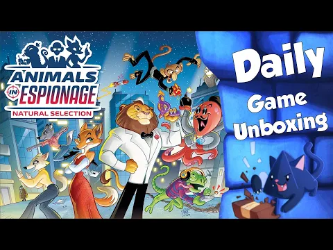 Animals in Espionage - Daily Game Unboxing
