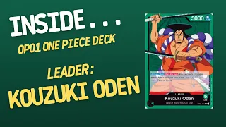 Inside…Kouzuki Oden DECK - OP-01 One Piece Card Game (4K60fps)