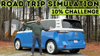 Volkswagen ID. Buzz Road Trip 10% Challenge! It's Not As Bad As You Think