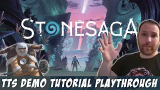 Stonesaga Tutorial Playthrough (Tabletop Simulator Demo)