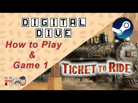 Ticket to Ride – Game 1 USA – Digital Dive on Steam