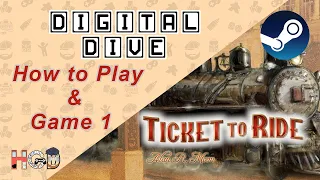 Ticket to Ride – Game 1 USA – Digital Dive on Steam