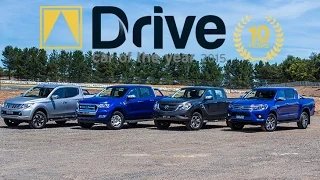 Ranger XLT v BT-50 XTR v HiLux SR v Triton Exceed | 2015 Drive Car of the Year