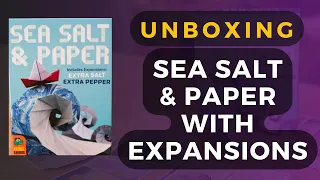 Sea Salt & Paper (new box) Includes Extra Salt and Extra Pepper Expansions | DaniCha