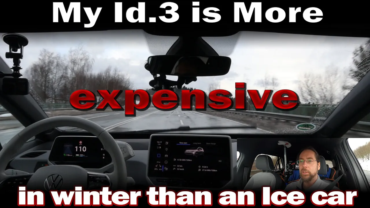 MY Id.3 can be more expensive for me on short winter trips than some Ice cars ;)