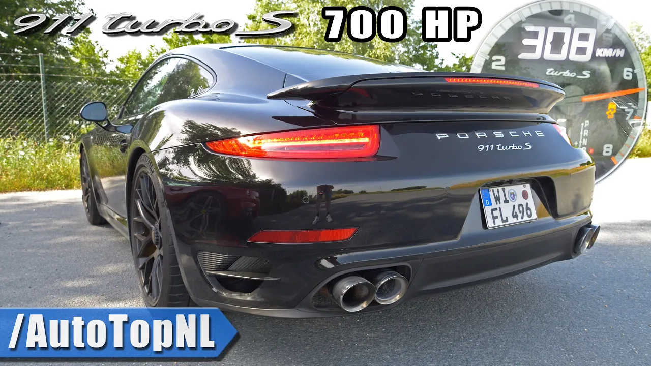 PORSCHE 911 TURBO S 991.1 700HP | 100-300 & INSANE SOUND by AutoTopNL