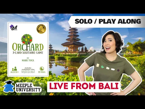 Orchard 9 Card Solitaire Game - Live Playthrough Board Game and Giveaway