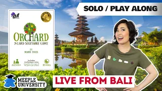 Orchard 9 Card Solitaire Game🍎🍐 - Live Playthrough Board Game and Giveaway