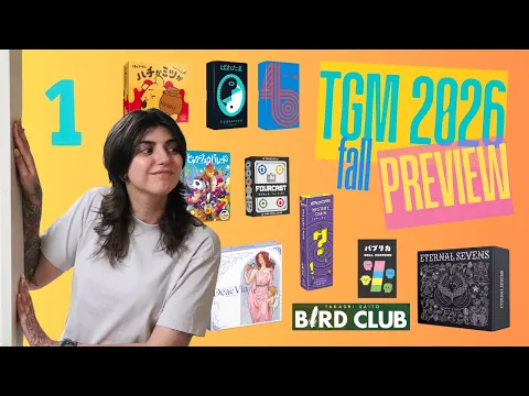 Tokyo Game Market 2026 Fall Preview | Part 1