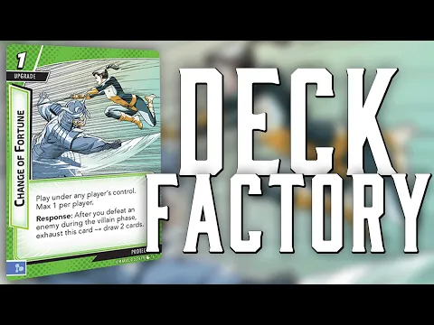 Marvel Champions Deck Building with Change of Fortune
