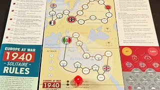 Europe at War 1940 Solitaire (Worthington) - Unbox & Quick Look