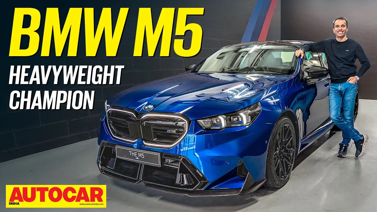 BMW M5 track review - 727hp plug-in hybrid rocketship | First Drive | Autocar India