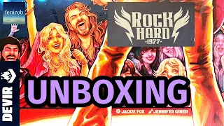 Rock Hard: 1977 Board Game | Unboxing (No Talking)