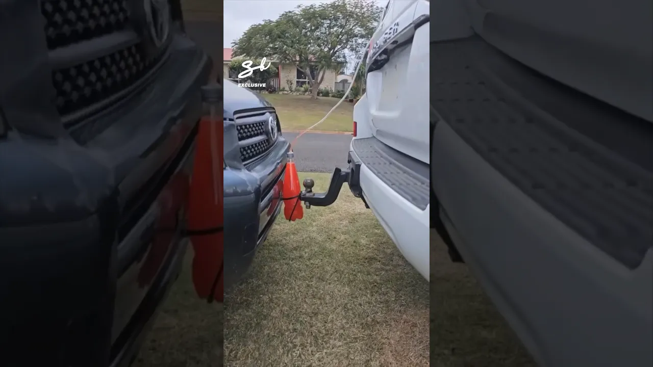 When you’re parking up but need a drink…🤣🥛 #cars #funny #juice