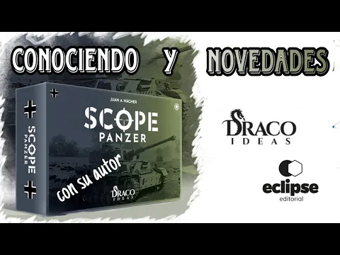 Scope Panzer con su autor y novedades Draco Ideas / Eclipse Editorial