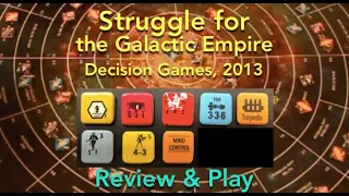Struggle for the Galactic Empire (Decision Games) Review & How to Play