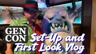 Gen Con Set Up Day and First Look Vlog