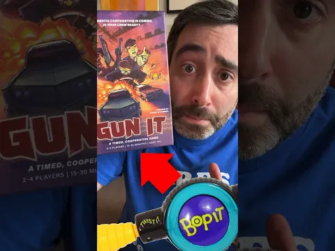 BOP IT is now a modern board game (Gun It)