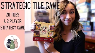 Zu tiles 2 player strategy board game review by Minimum Player Count