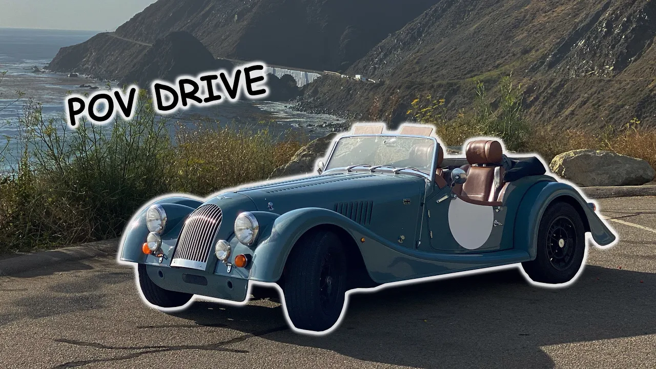 2020 Morgan Plus 4: POV Canyon Drive