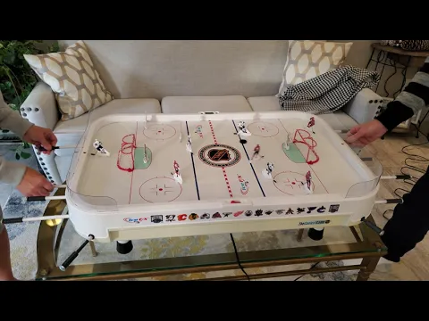 Ice FX East vs West Air Hockey game 