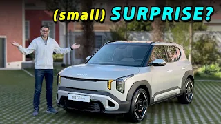 Kia EV2 driving REVIEW - interior space and range are unexpected! (GT-Line vs Earth)
