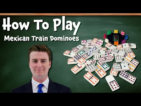 Easy Mexican Train Dominoes Rules for Beginners! | How to Play Mexican Train Dominoes