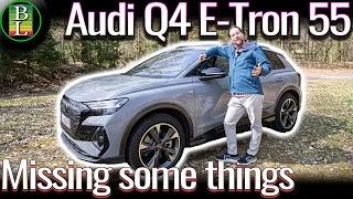 My first drive with the newest Audi Q4 E-Tron 55 quattro