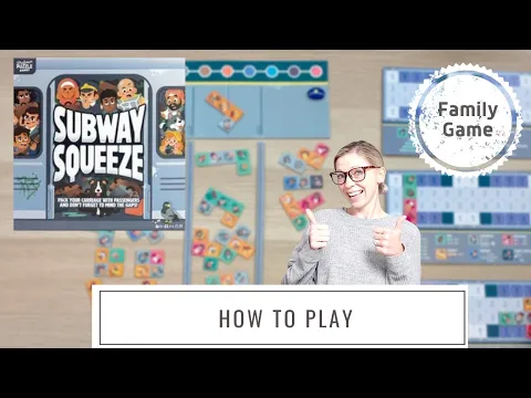 Subway Squeeze | How to Play | Table Top Board Game | Family Board Game | Solo Board Game
