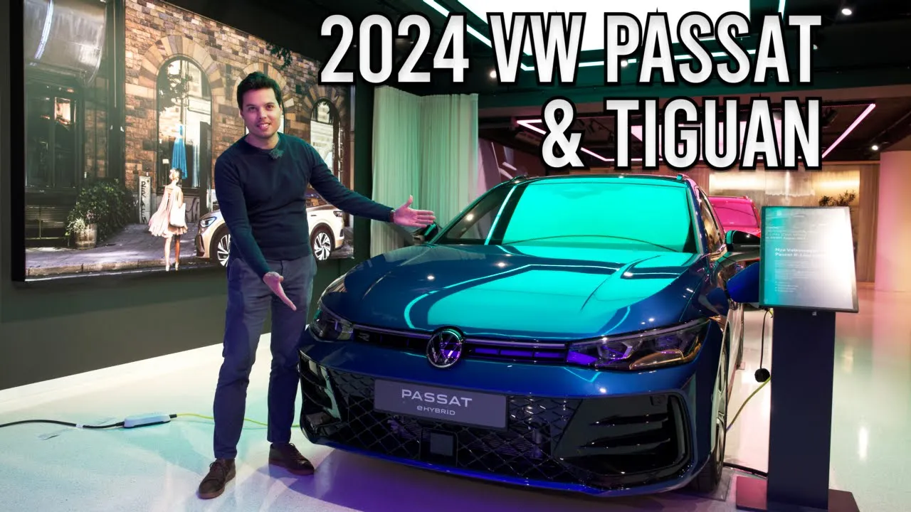 Nya 2024 Volkswagen Passat och Volkswagen Tiguan - en första genomgång (ENG SUB)