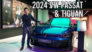 Nya 2024 Volkswagen Passat och Volkswagen Tiguan - en första genomgång (ENG SUB)