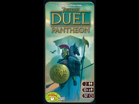 【汤米酱】Board Game 桌游教学068 7 Wonders Duel Pantheon Review 七大奇迹 对决 帕特农 介绍