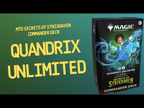MTG Secrets of Strixhaven Commander Deck Quandrix Unlimited | Inside with João Ricardo Ep926