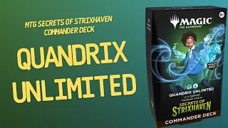 MTG Secrets of Strixhaven Commander Deck Quandrix Unlimited | Inside with João Ricardo Ep926