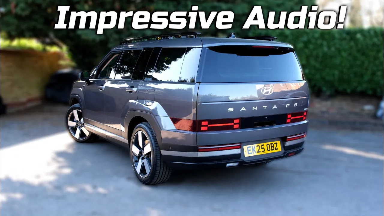 Hyundai Santa Fe Audio Review: The Best Bose Audio System!
