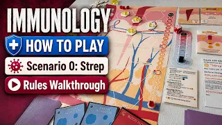 How to Play Immunology | Rules Walkthrough with the Prototype Game for Scenario 0 (Training Mode)