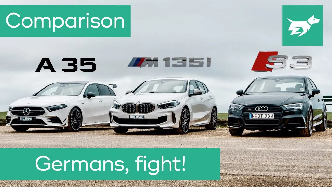 AMG A35 vs BMW M135i vs Audi S3 2020 comparison review
