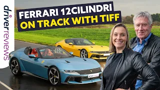 New Ferrari 12Cilindri Track Test: Spider vs Coupe With Tiff Needell