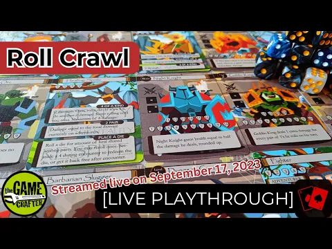 Playthrough (Live) | Roll Crawl (The Game Crafter)