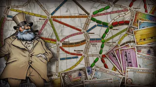 Ticket to Ride Board Game Atmosphere Music (America Theme with Ambient Sound)